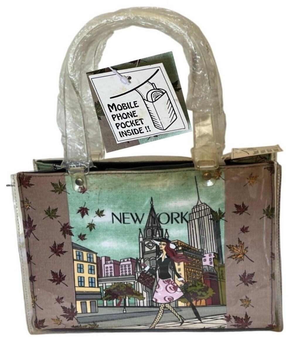 RARE NWT Vintage 90s Y2K Prezzo NY Mag Edition Whimsical Eclectic Purse Handbag